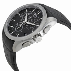 Tissot T-Trend Couturier Black Dial Chronograph Men's Watch T0356171605100