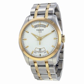 Tissot T-Trend Couturier White Dial Two-tone Men's Watch T0354072201100