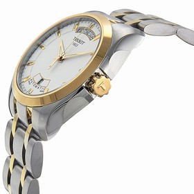 Tissot T-Trend Couturier White Dial Two-tone Men's Watch T0354072201100
