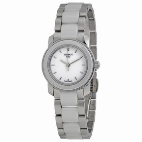 Tissot T-Trend White Ceramic Ladies Watch T0642102201100