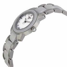Tissot T-Trend White Ceramic Ladies Watch T0642102201100