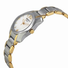 Tissot T-Wave Mother of Pearl Dial Two-tone Ladies Watch T0232102211700