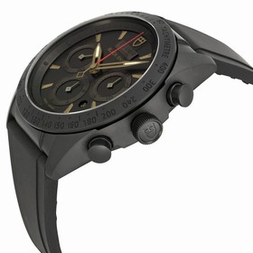 Tudor Blackshield Automatic Chronograph Black Dial Black Rubber Men's Watch 42000CN-BKRS