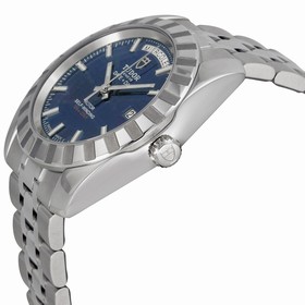 Tudor Date and Day Classic Automatic Blue Dial Stainless Steel Men's Watch 23010-BLSSS