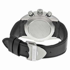 Tudor Fastrider Black Dial Chronograph Black Leather Men's Watch 42000-BKABKLS
