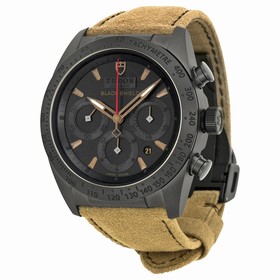 Tudor Fastrider Blackshiled Black Dial Alcantara Strap Men's Watch 42000CN-ALCANTARA