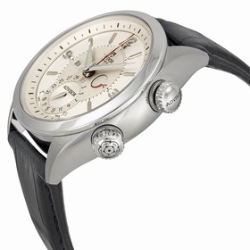 Tudor Heritage Advisor Cream Dial Black Leather Men's Watch 79620T-SVLS