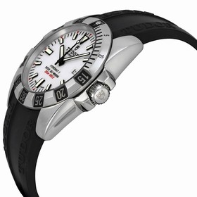 Tudor Hydronaut II White Dial Black Rubber Ladies Watch 24030-WSBKRS