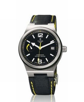 Tudor North Flag Black Dial Automatic Leather Men's Watch 91210NBKLS
