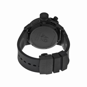 U Boat Classico Black Dial Black Rubber Men's Watch 7541