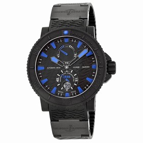 Ulysse Nardin Black Sea Automatic Black Dial Black Rubber Men's Watch 263-92-3C/923