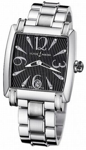 Ulysse Nardin Caprice Automatic Black Dial Stainless Steel Ladies Watch 133-91-7-06-02