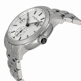 Ulysse Nardin Dual Time Automatic Silver Dial Stainless Steel Men's Watch 3343-126-7-91