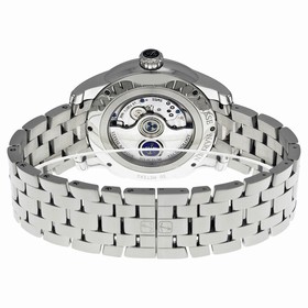 Ulysse Nardin Dual Time Automatic Silver Dial Stainless Steel Men's Watch 3343-126-7-91