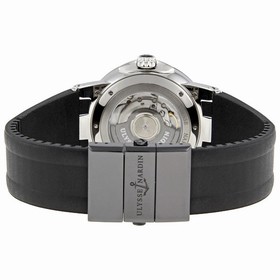 Ulysse Nardin Executive Dual Time Black Dial Automatic Men's Watch 243-00-3-42