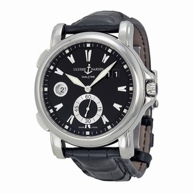 Ulysse Nardin GMT Big Date Black Dial Stainless Steel Men's Watch 243-55-92