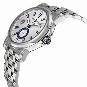 Ulysse Nardin GMT Big Date Silver Dial Stainless Steel Men's Watch 243-55-7-91