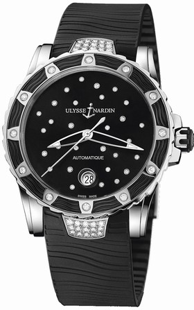 Ulysse Nardin Lady Diver Starry Night Diamond Automatic Watch 8153-180E-3C-22