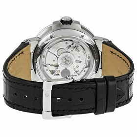 Ulysse Nardin Marine Chronometer Automatic Black Dial Black Leather Men's Watch 1183-122-42