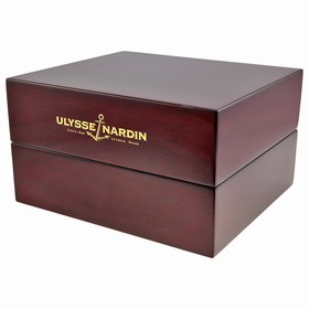 Ulysse Nardin Marine Chronometer Automatic Blue Dial Blue Rubber Men's Watch 1183-126-3-43