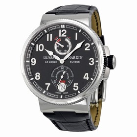 Ulysse Nardin Marine Chronometer Black Dial Automatic Men's Watch 1183-126-62