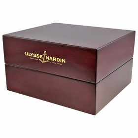 Ulysse Nardin Marine Chronometer Black Dial Stainless Steel Men's Watch 1503-150-7M-62