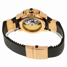 Ulysse Nardin Marine Diver Chronograph Automatic Black Dial Black Rubber Band Men's Watch 8006-102-3A/926