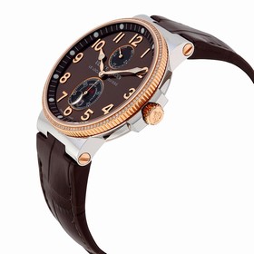 Ulysse Nardin Maxi Marine Brown Dial Diamond Automatic Men's Watch 265-66-BROWN