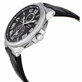 Ulysse Nardin Maxi Marine Chronometer Steel Black Men's Watch 263-67-42