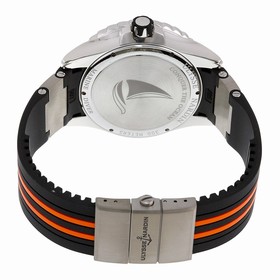 Ulysse Nardin Maxi Marine Diver Automatic Black Dial Black Rubber Men's Watch 263-10-3-952