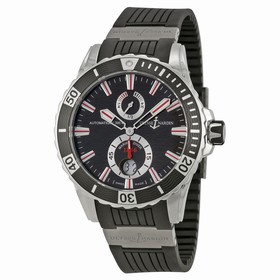 Ulysse Nardin Maxi Marine Diver Black Dial Black Rubber Men's Watch 263-10-3-92