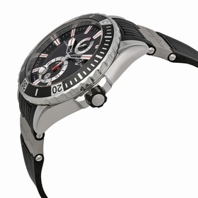 Ulysse Nardin Maxi Marine Diver Black Dial Black Rubber Men's Watch 263-10-3-92