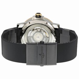 Ulysse Nardin Maxi Marine Diver Black Dial Black Rubber Men's Watch 265-90-3C-92