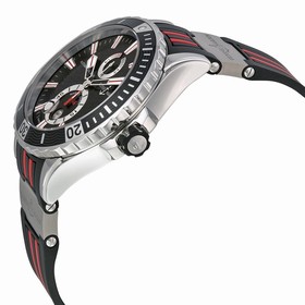 Ulysse Nardin Maxi Marine Diver Black Dial Black Rubber Men's Watch 63-10-3R-92