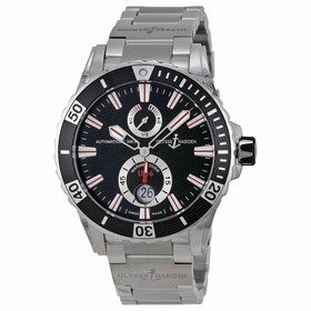 Ulysse Nardin Maxi Marine Diver Black Dial Stainless Steel Men's Watch 263-10-7M-92