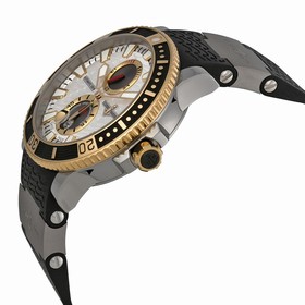 Ulysse Nardin Maxi Marine Diver Silver Dial Titanium Rose Gold Men's Watch 265-90-3T-91