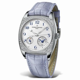 Vacheron Constantin Historiques Dual Time White Dial Ladies Watch 7805S/000G-B052