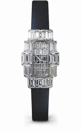 Vacheron Constantin Lady Kalla Diamond Blue Satin Ladies Watch 17710000G-7393