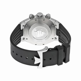 Vacheron Constantin Overseas Chronograph Anthracite Dial Black Leather Men's Watch 49150000W9501