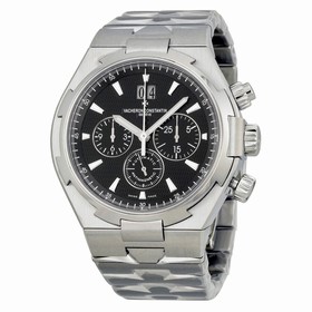 Vacheron Constantin Overseas Chronograph Black Dial Stainless Steel Automatic Men's Watch 49150B01A-9097