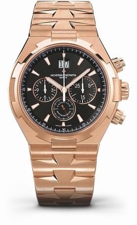 Vacheron Constantin Overseas Chronograph Brown Dial Men's Watch 49150/B01R-9338