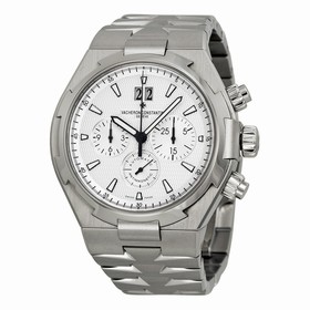 Vacheron Constantin Overseas Chronograph Silver Dial Men's Watch 49150/B01A-9095