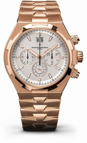 Vacheron Constantin Overseas Chronograph Silver Dial Men's Watch 49150/B01R-9454