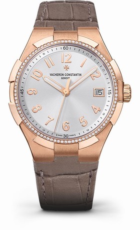 Vacheron Constantin Overseas Silver Tone Dial Ladies Watch 47560/000R-9672
