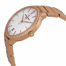 Vacheron Constantin Patrimony Contemporaine Silver Dial 18kt Rose Gold Ladies Watch 85515CA1R-9840