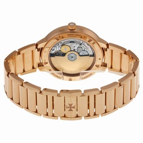 Vacheron Constantin Patrimony Contemporaine Silver Dial 18kt Rose Gold Ladies Watch 85515CA1R-9840