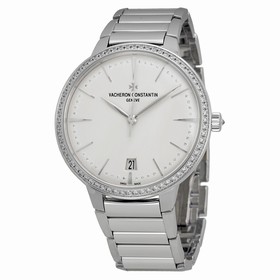 Vacheron Constantin Patrimony Contemporaine Silver Dial White Gold Ladies Watch 85515CA1G-9841