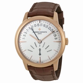 Vacheron Constantin Patrimony Contemporary Silver Dial Brown Leather Men's Watch 86020000R-9239