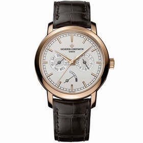 Vacheron Constantin Patrimony Day-Date Power Reserve 18K Rose Gold Men's Watch 85290000R-9969