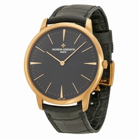 Vacheron Constantin Patrimony Grey Dial 18k Pink Gold Manual Men's Watch 81180000R-9162